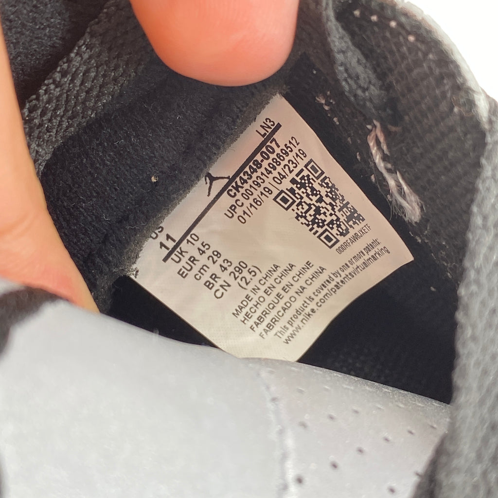 Air Jordan 3 Retro "Tinker Black Cement Gold" 2019 Used Size 11