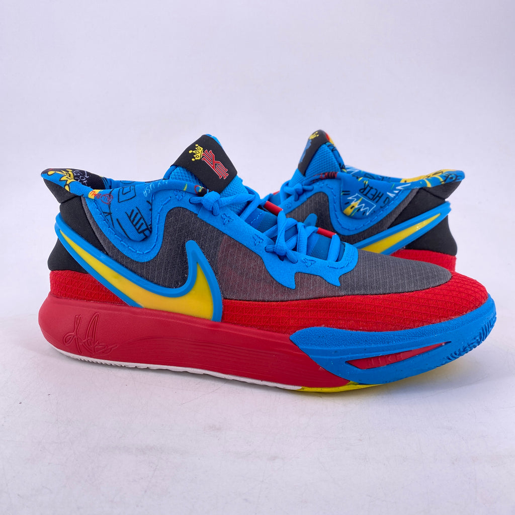 Nike (GS) Kyrie 8 GO SE "Black Blue Tour Yellow" 2022 New Size 7Y