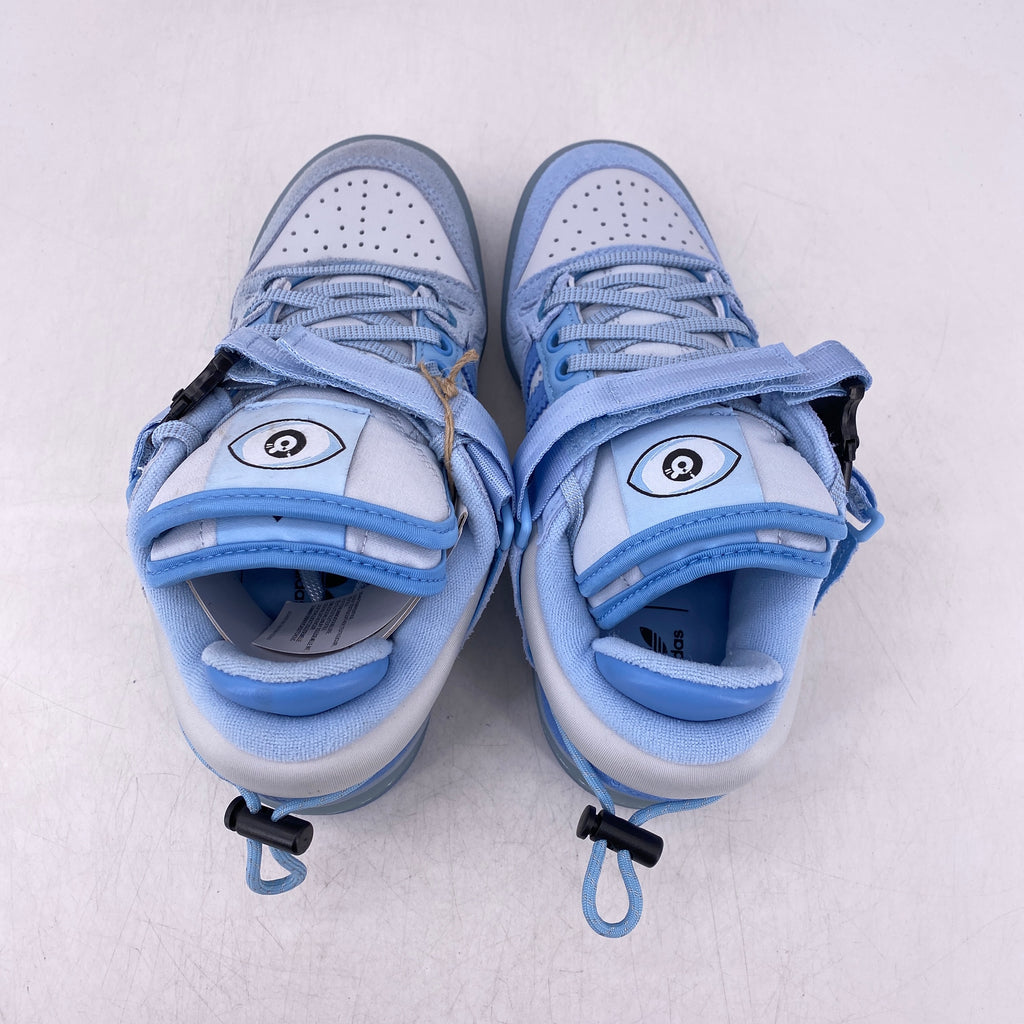 Adidas (GS) Forum Buckle Low "Bad Bunny Blue Tint" 2022 New Size 3.5Y