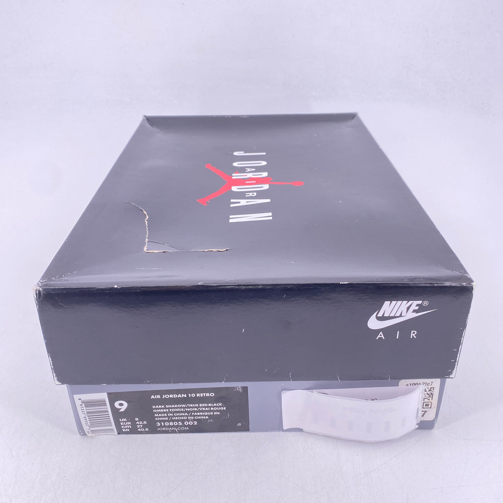 Air Jordan 10 Retro "Shadow" 2018 New Size 9