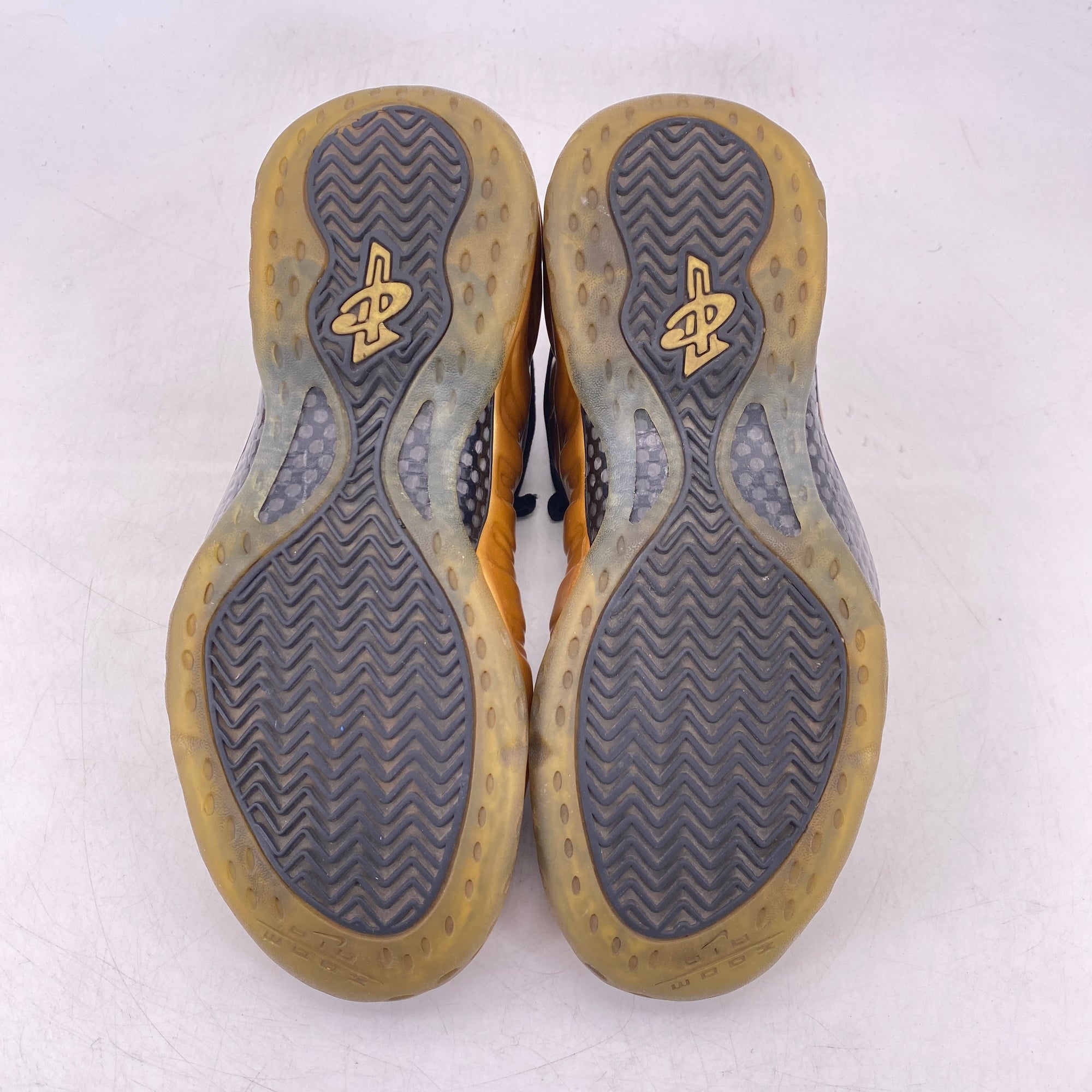 Nike Air Foamposite One &quot;Metallic Gold&quot; 2015 Used Size 8