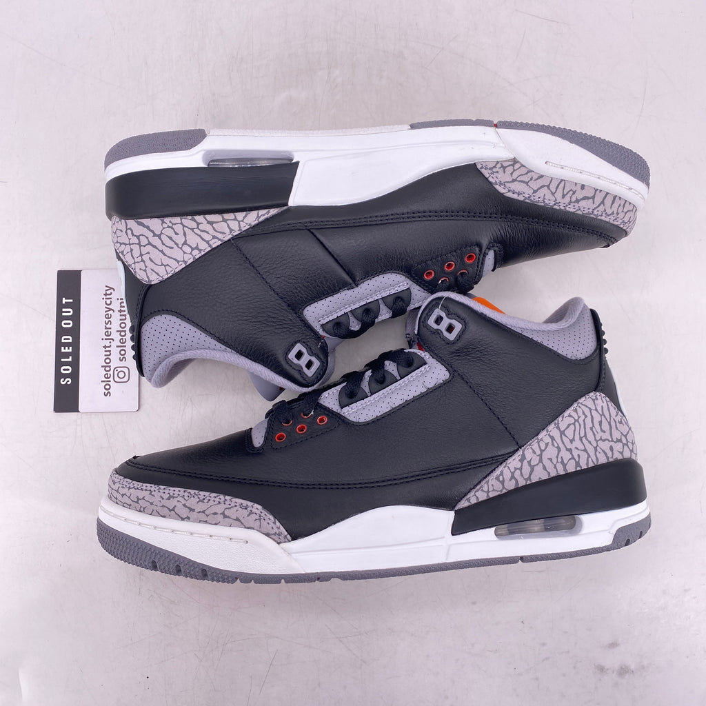 Air Jordan 3 Retro "Black Cement" 2024 New Size 10