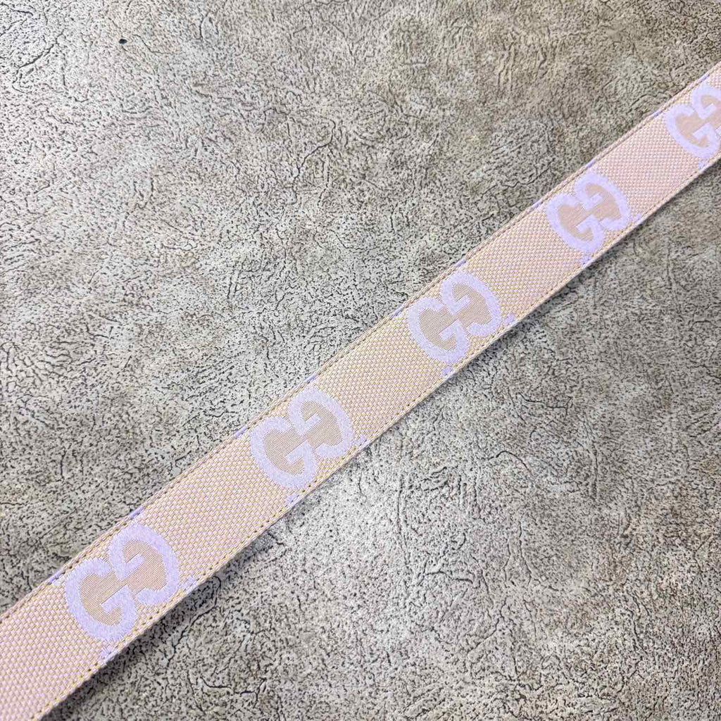 Gucci (W) Belt "GG GOLD BUCKLE" New Purple Size 34