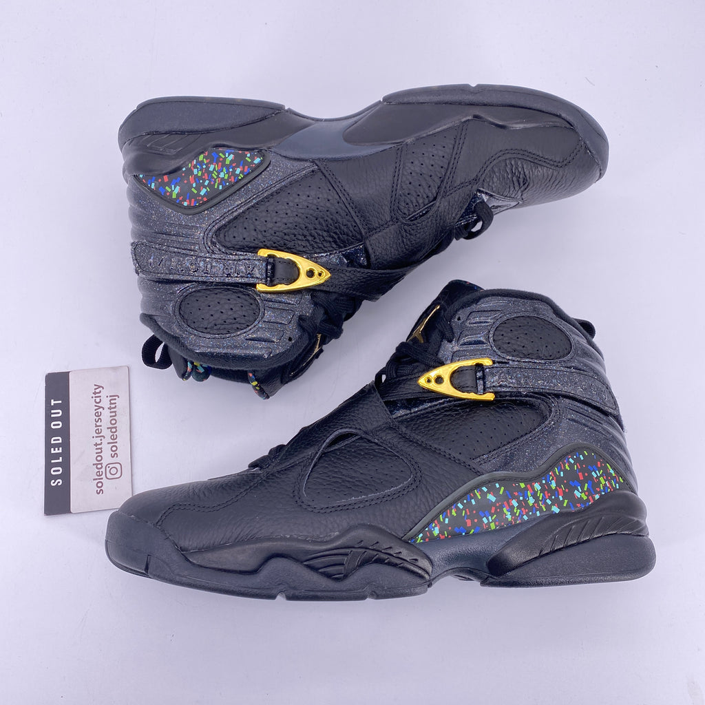 Air Jordan 8 Retro "Confetti" 2016 Used Size 9.5