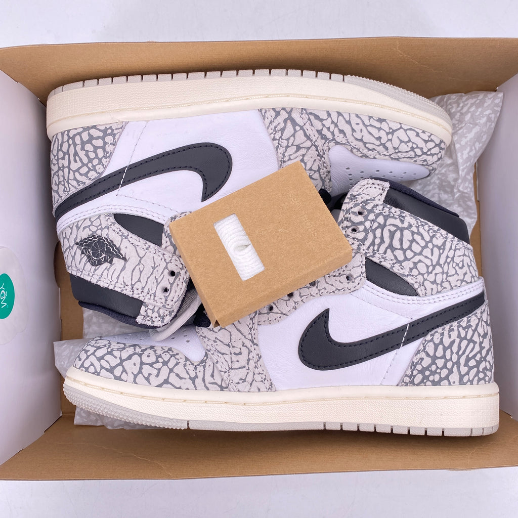 Air Jordan 1 Retro High OG "White Cement" 2023 New Size 4