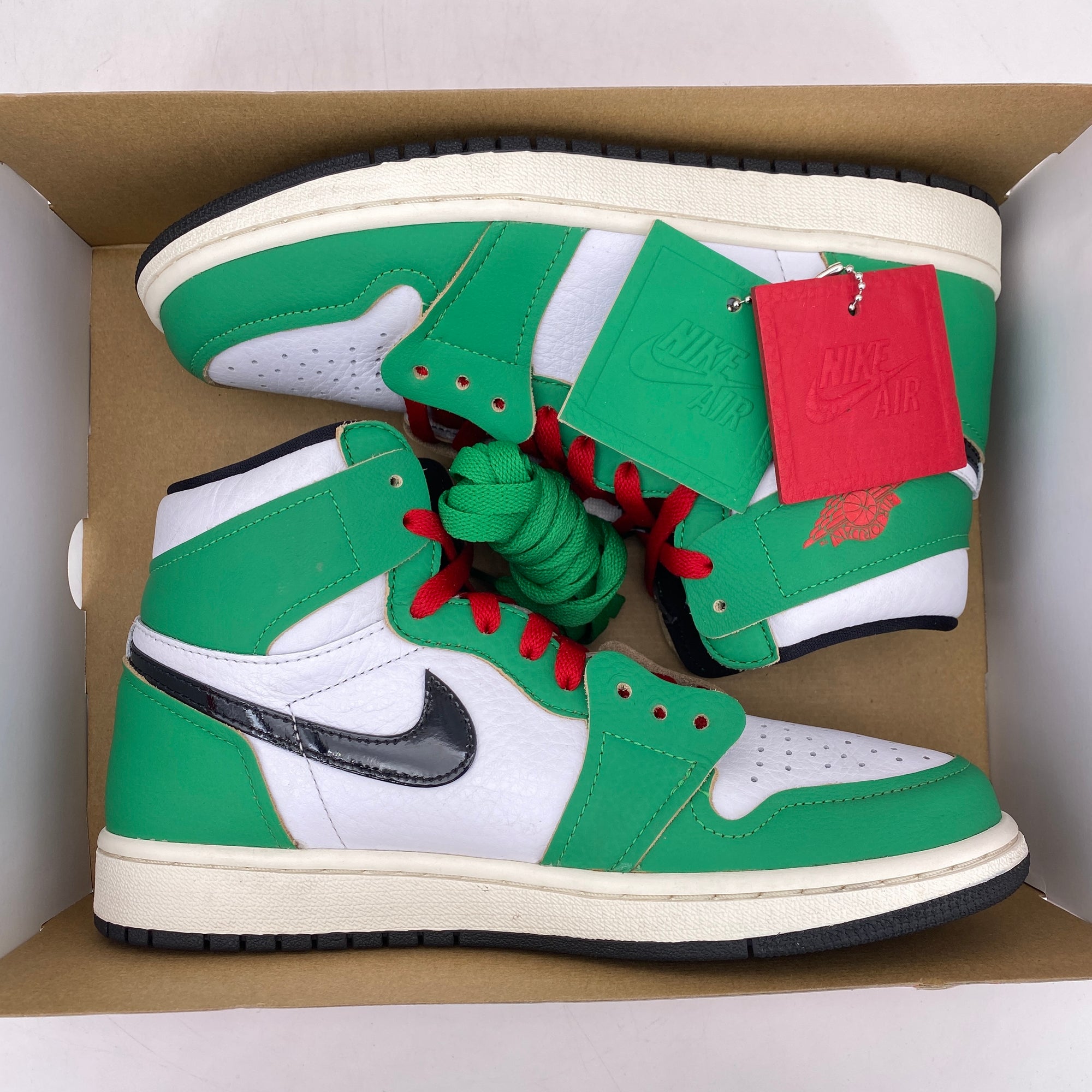 Air Jordan (W) 1 Retro High OG &quot;Lucky Green&quot; 2020 Used Size 8W