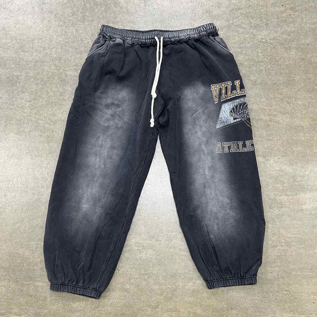 Vale Sweatpants "FOREVER VILLAIN" Black New Size 2XL