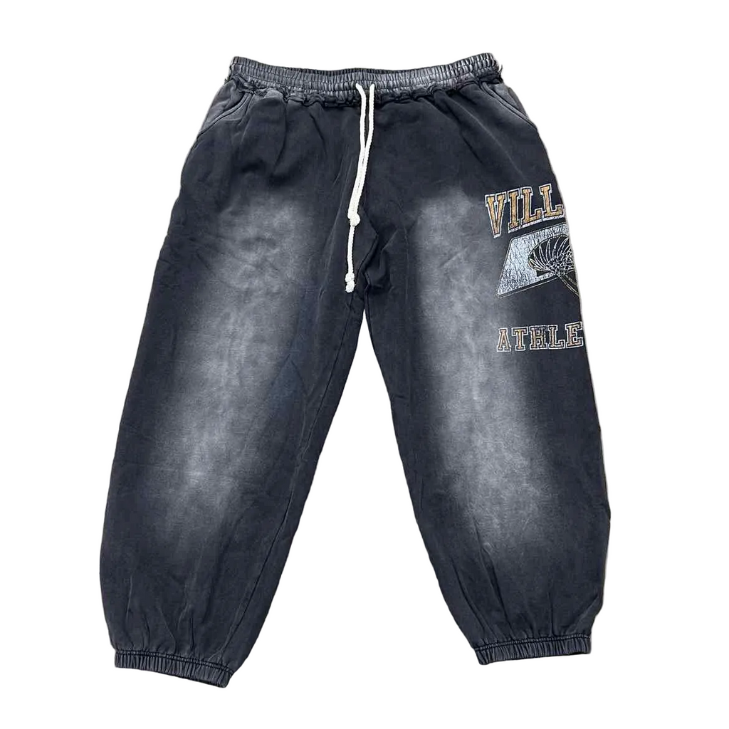 Vale Sweatpants "FOREVER VILLAIN" Black New Size 2XL