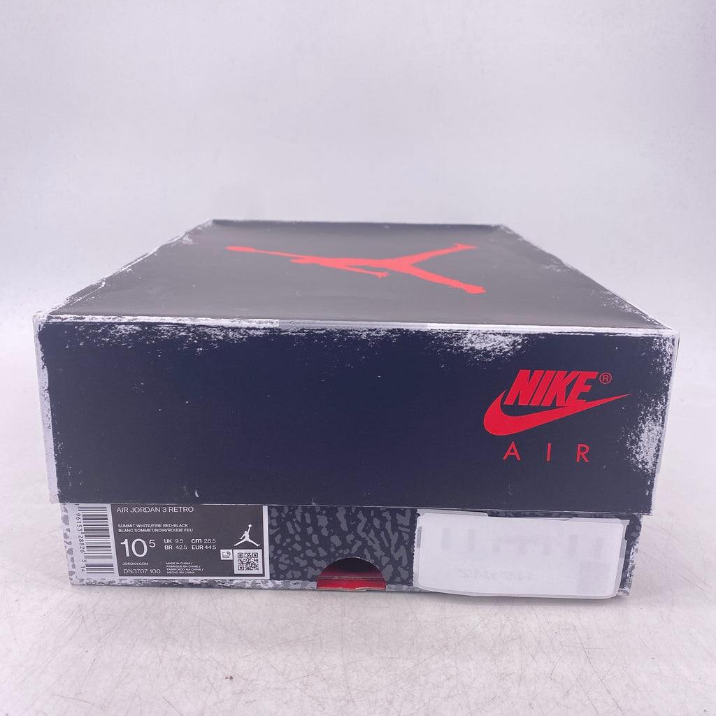 Air Jordan 3 Retro "White Cement Reimagined" 2023 Used Size 10.5