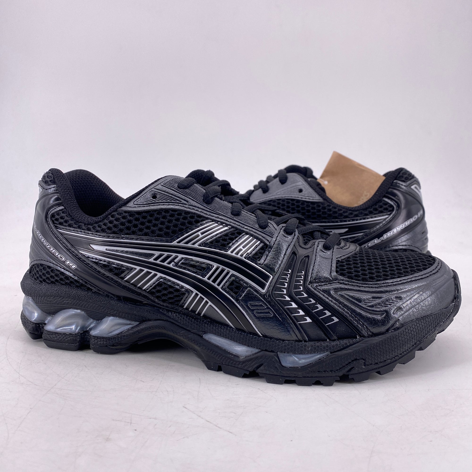 Asics Gel-Kayano 14 &quot;Black Pure Silver&quot; 2024 New Size 7