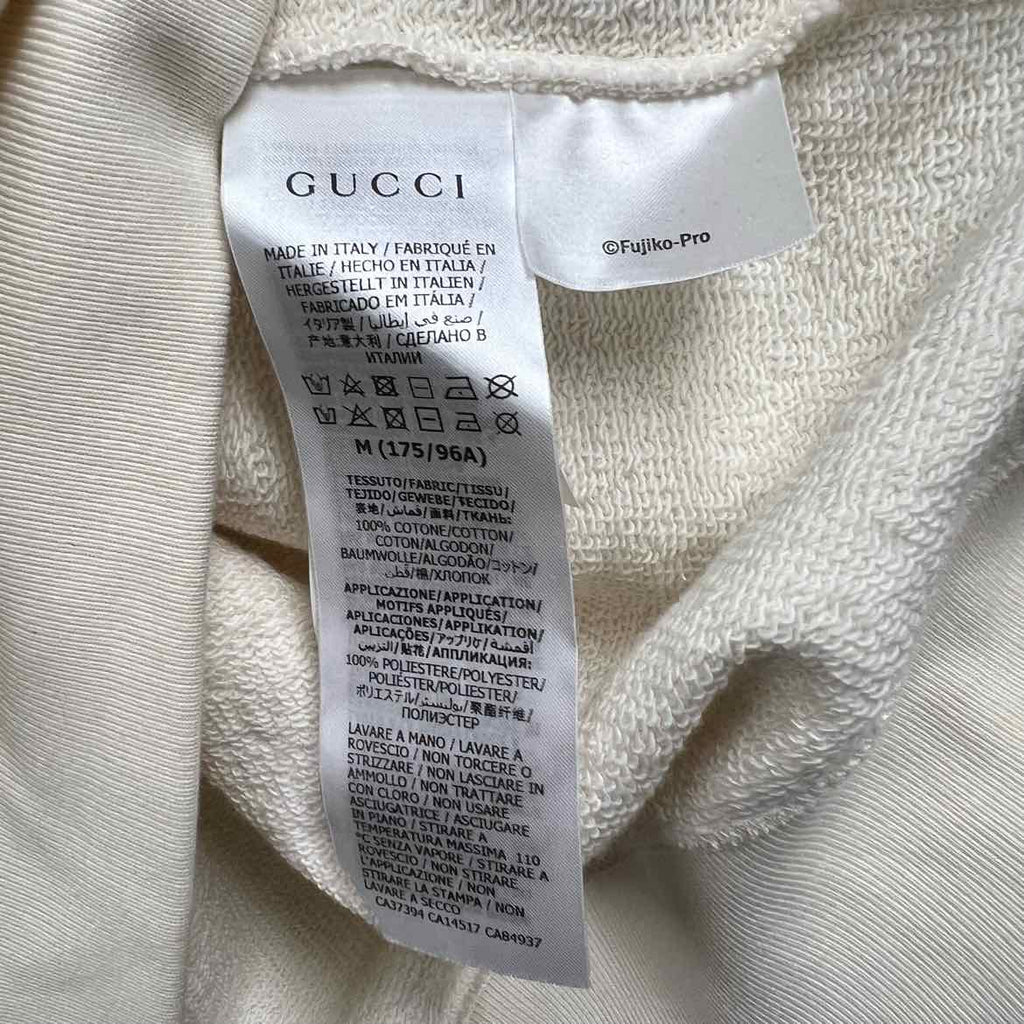 Gucci Hoodie "DORAEMON" White Used Size M