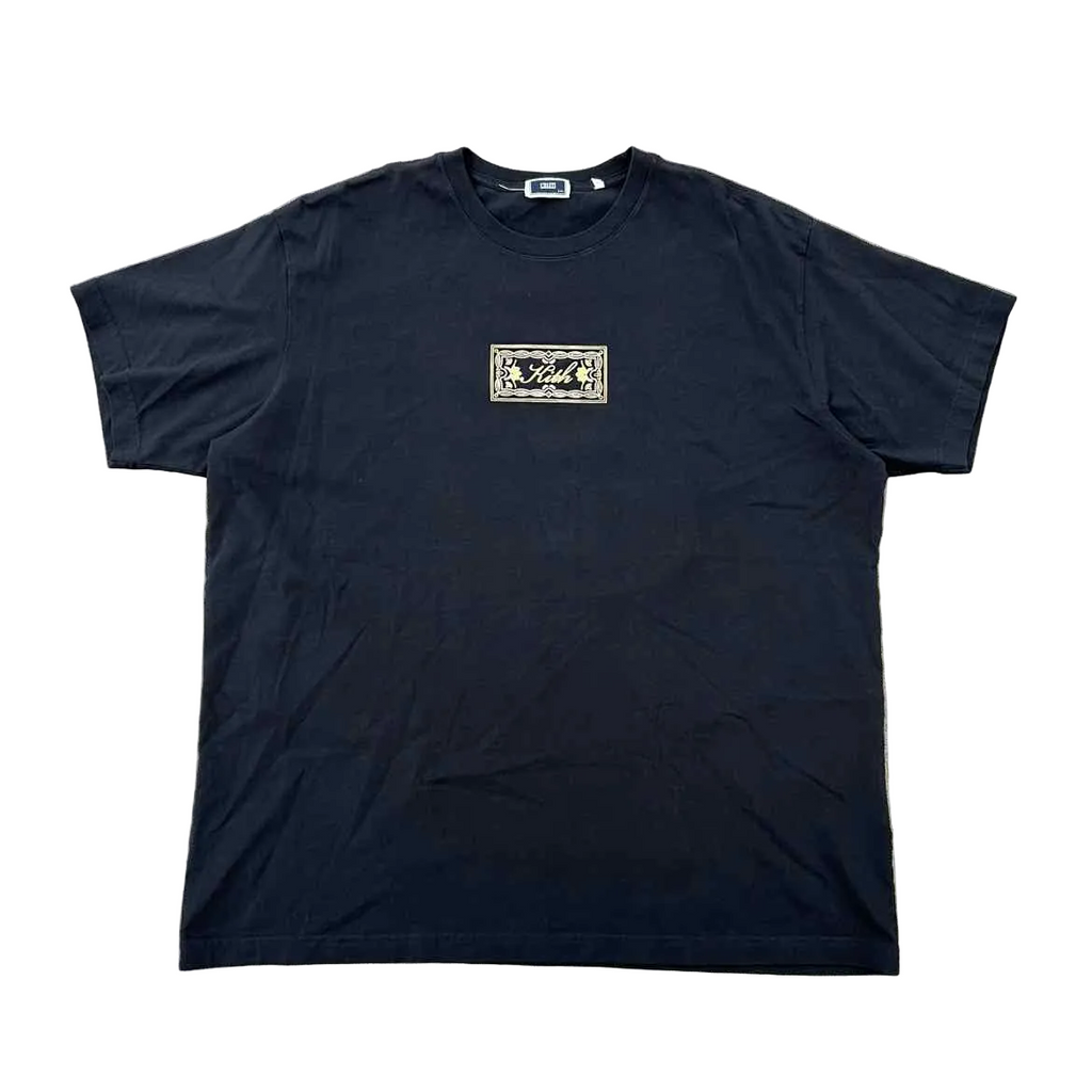 Kith T-Shirt "BOX LOGO" Black Used Size XXL