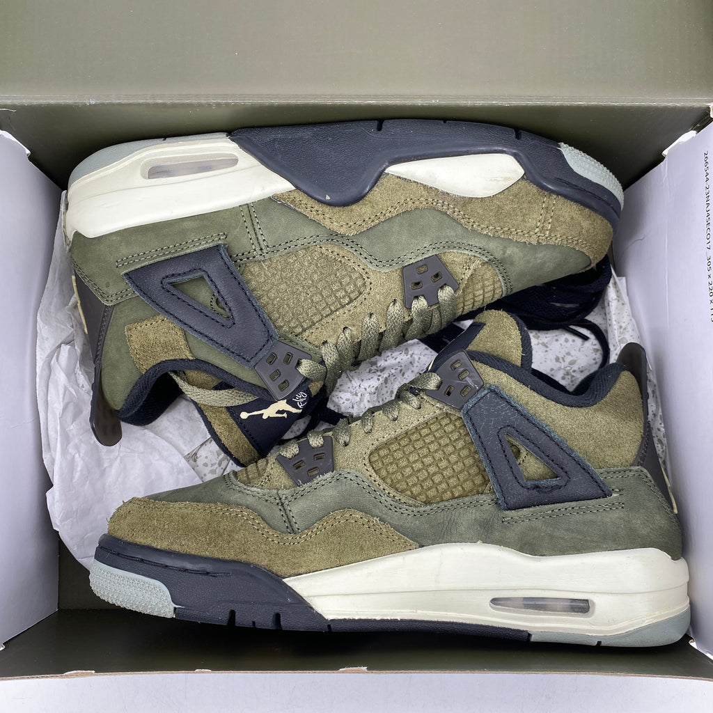 Air Jordan 4 Retro SE "Craft Olive" 2023 Used Size 6Y