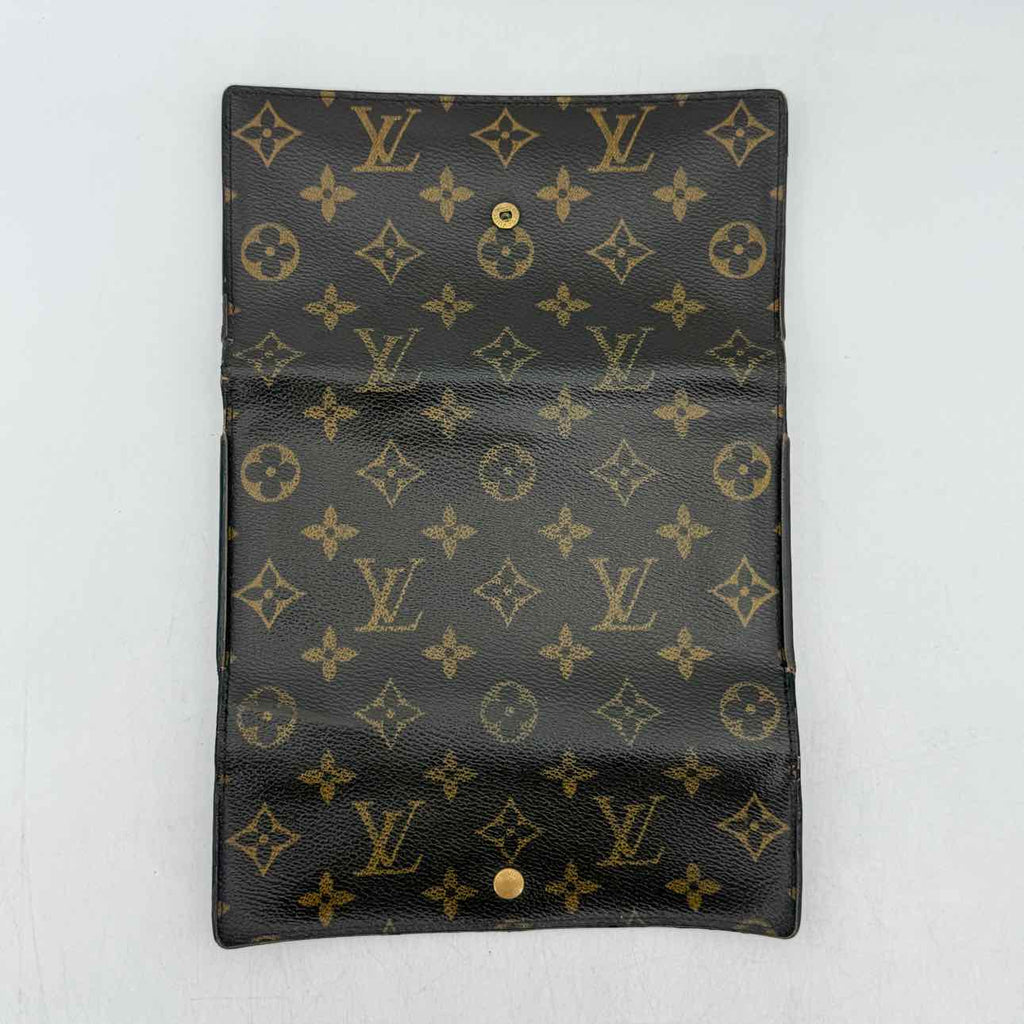 Louis Vuitton Wallet "MONOGRAM" Used Brown