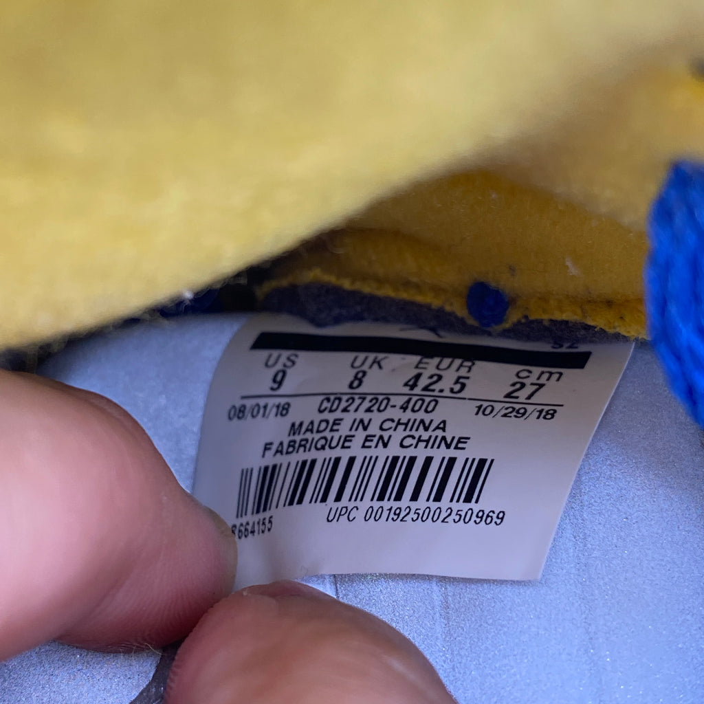 Air Jordan 5 Retro "Laney Varsity Royal" 2019 Used Size 9