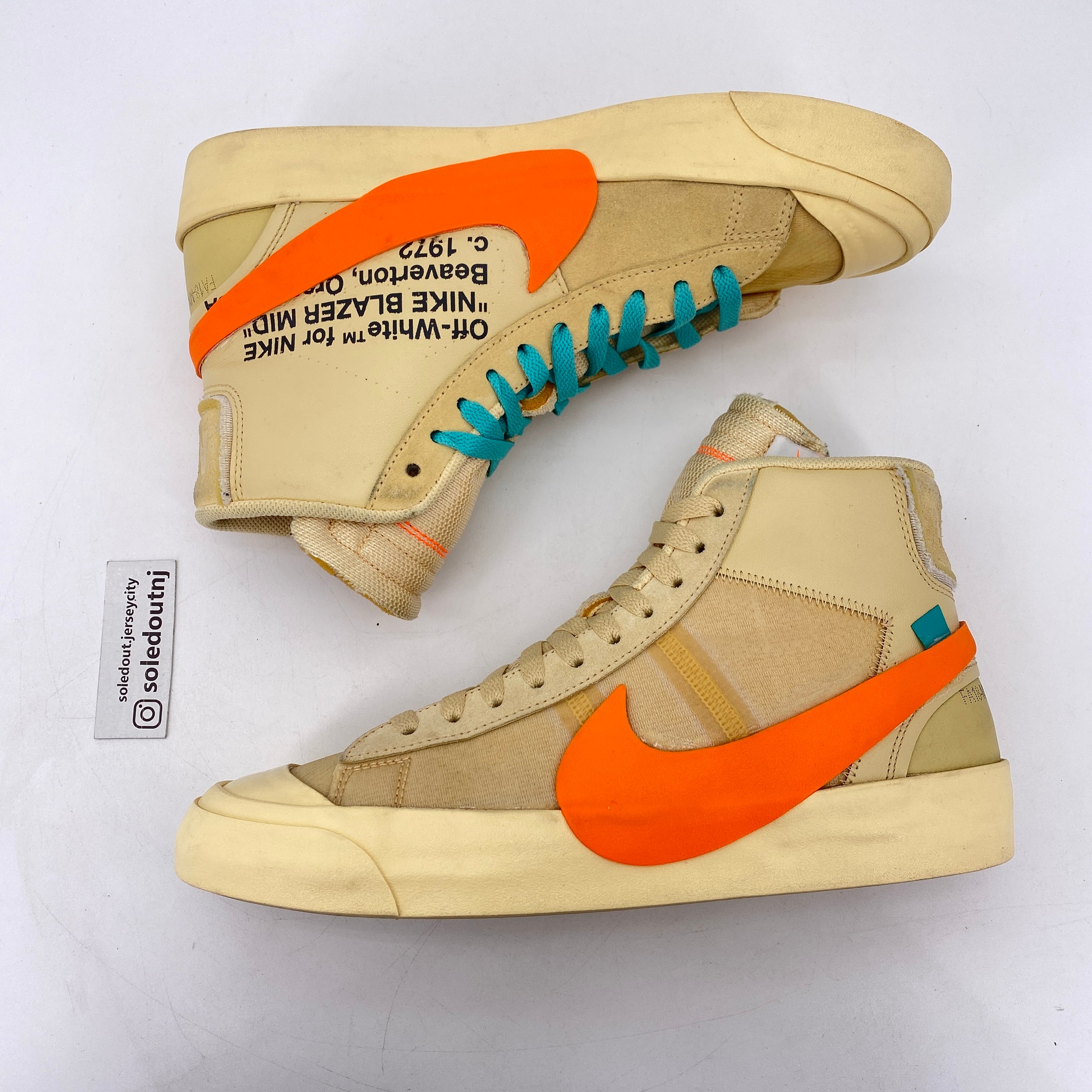 Nike Blazer Mid &quot;All Hallows Eve&quot; 2019 Used Size 9