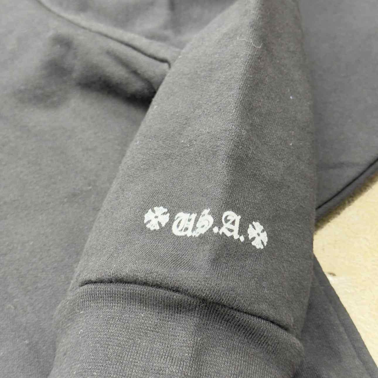 Chrome Hearts Hoodie &quot;GLITTER&quot; Black New Size 2XL