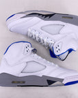 Air Jordan 5 Retro "White Stealth" 2021 New Size 10