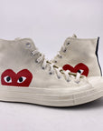 Comme Des Garcon Play High Top "Play"  Used Size 8