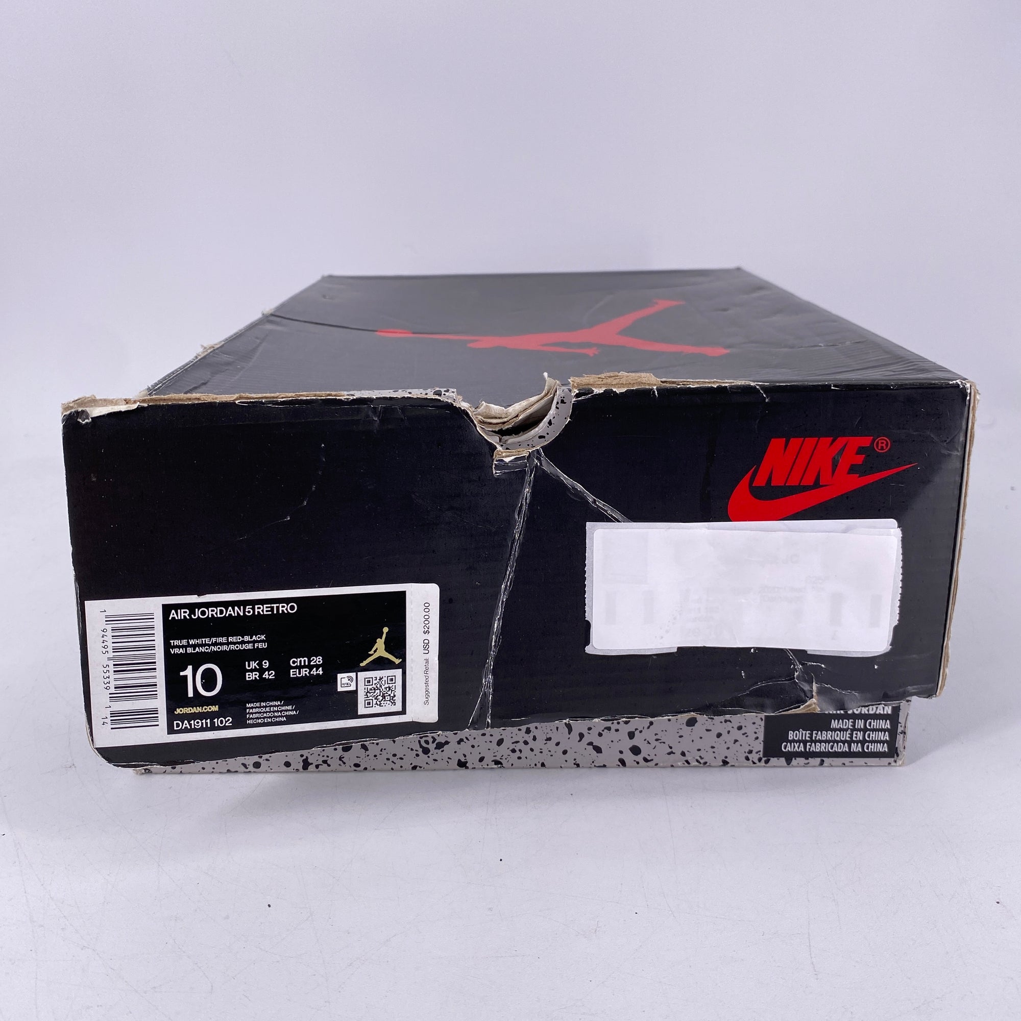 Air Jordan 5 Retro &quot;Fire Red&quot; 2020 Used Size 10