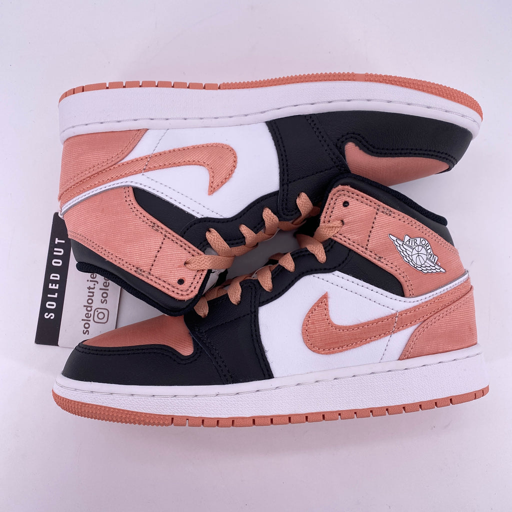 Air Jordan 1 Mid (GS) "Light Madder Root" 2022 New Size 4.5Y