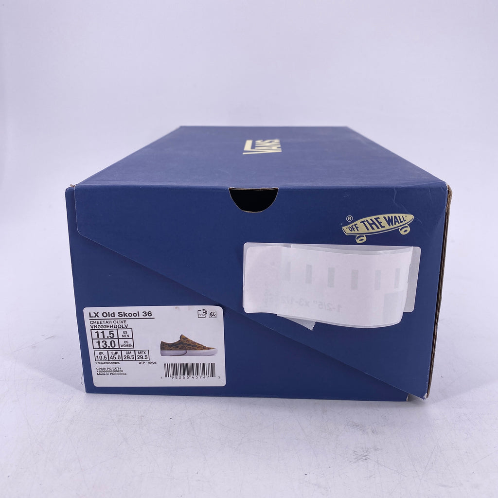 Vans Old Skool 36 LX "Pony Cheetah Olive"  New Size 11.5