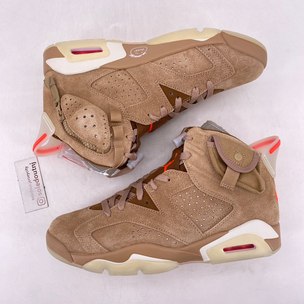 Air Jordan 6 Retro "British Khaki" 2021 New Size 8.5