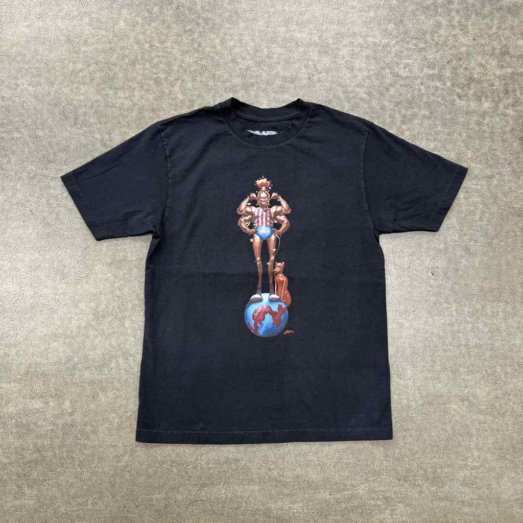 Travis Scott T-Shirt "CIRCUS MAXIMUS TOUR" Black Used Size M