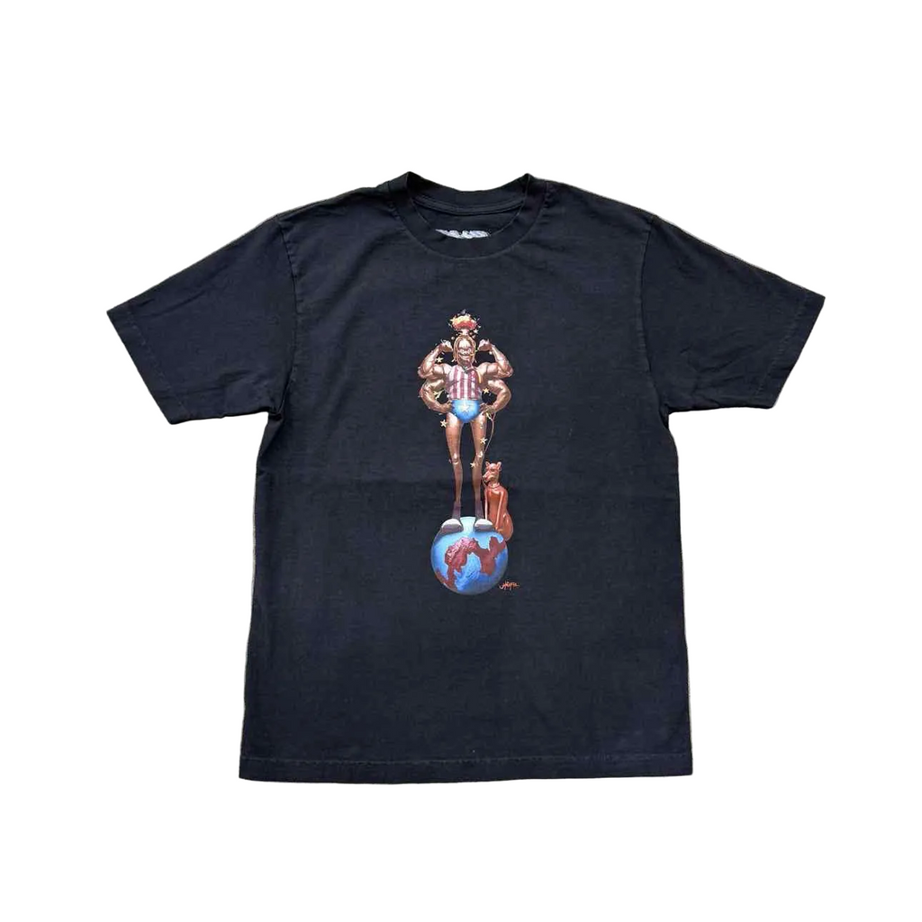 Travis Scott T-Shirt "CIRCUS MAXIMUS TOUR" Black Used Size M