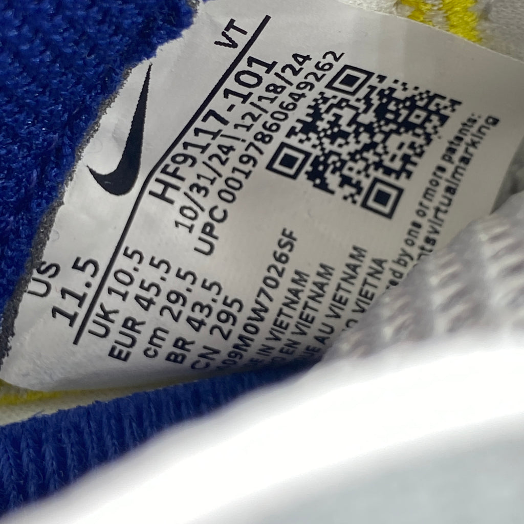 Nike Air Zoom Spiridon "Deep Royal Yellow Strike" 2025 New Size 11.5