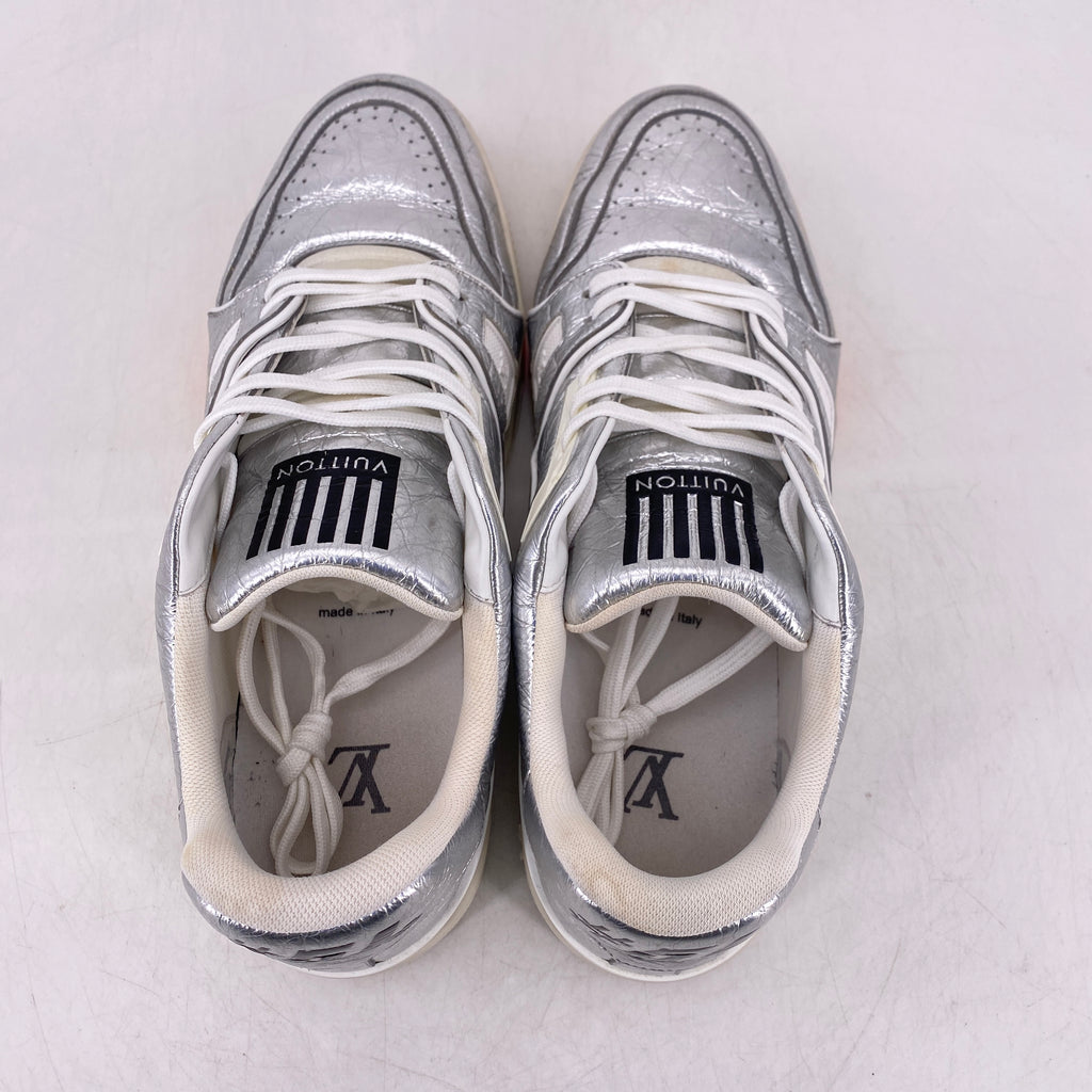 Louis Vuitton Trainer "Silver" 2020 Used Size 8.5LV