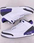 Air Jordan 3 Retro "Dark Iris" 2022 Used Size 11.5