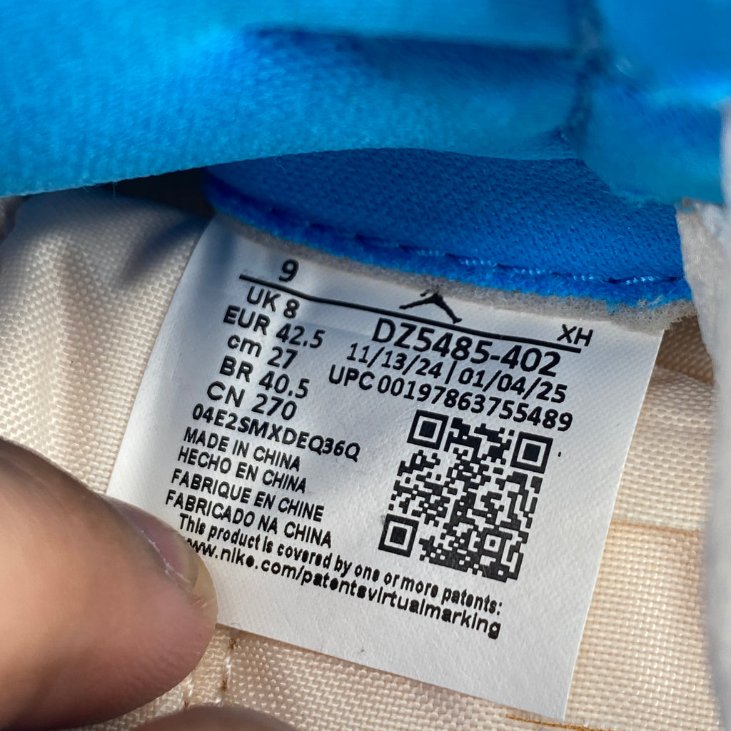 Air Jordan 1 Retro High OG "Unc Reimagined" 2025 Used Size 9