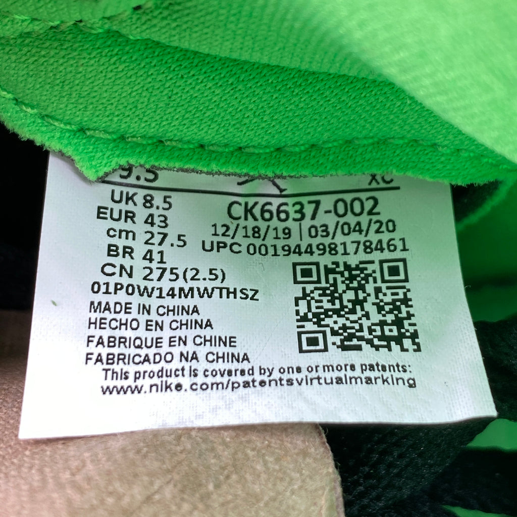 Air Jordan 1 Retro Hi Zoom "Zen Green" 2021 New Size 9.5