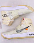 Nike React Hyperdunk FK "The 10: Off-White" 2017 Used Size 8