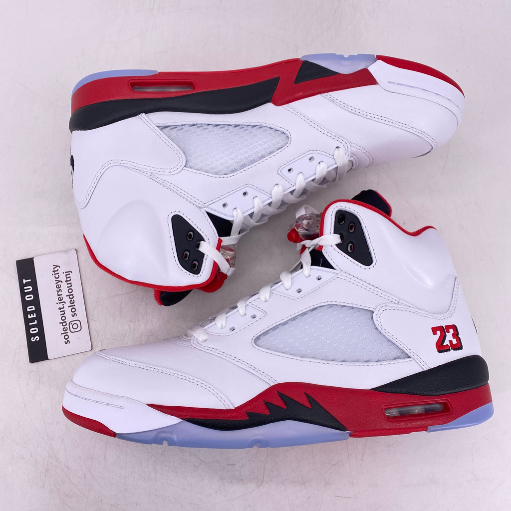Air Jordan 5 Retro "Fire Red Black Tongue" 2025 New Size 12