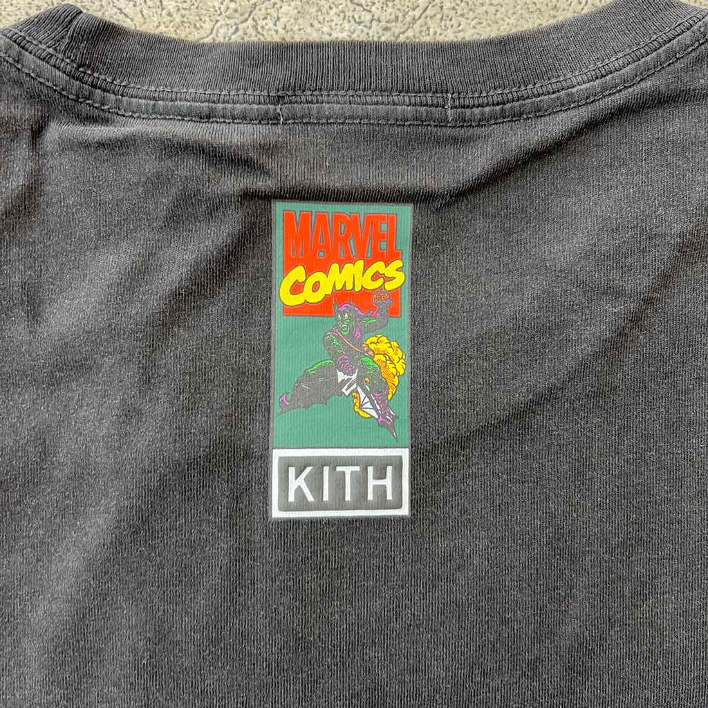 Kith T-Shirt "MARVEL GOBLIN KNIGHT" Black New Size XL