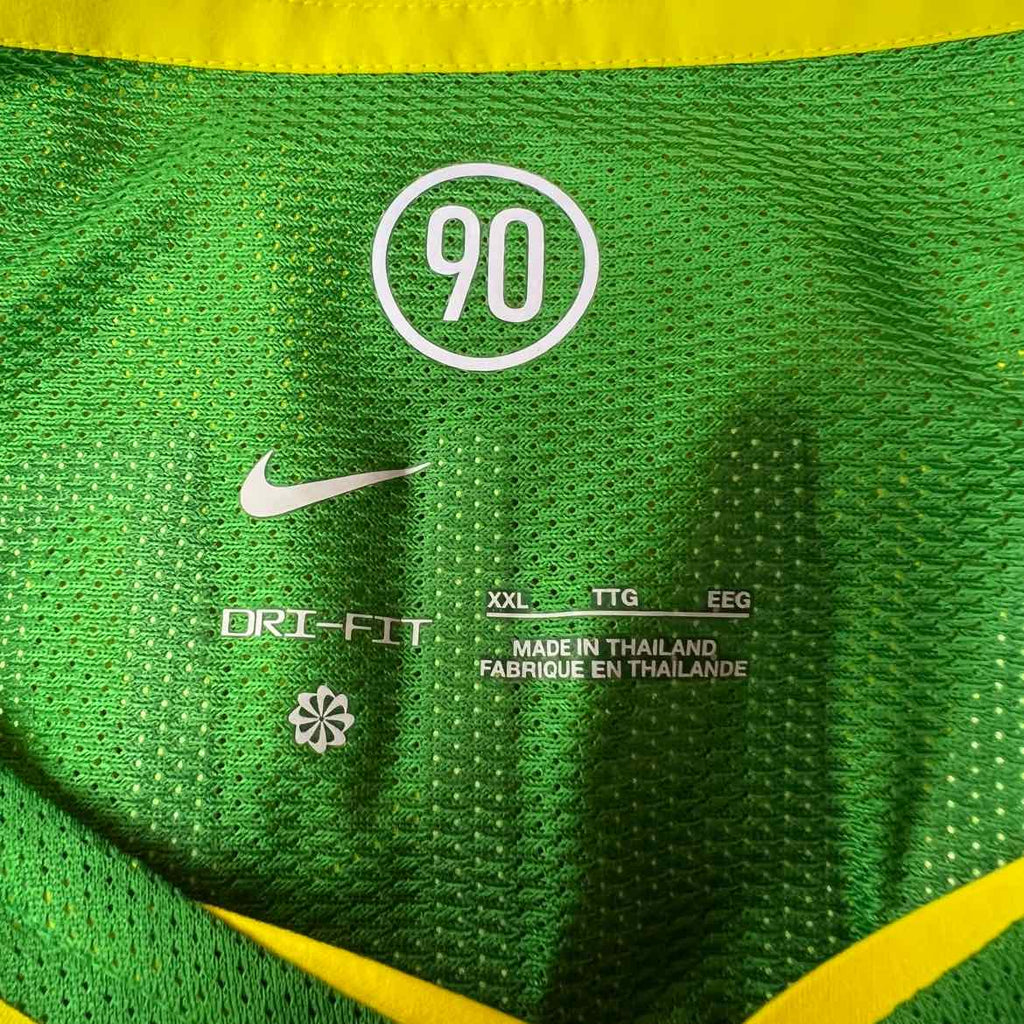 Nike Jersey "RONALDINHO REISSUE" Yellow New Size 2XL