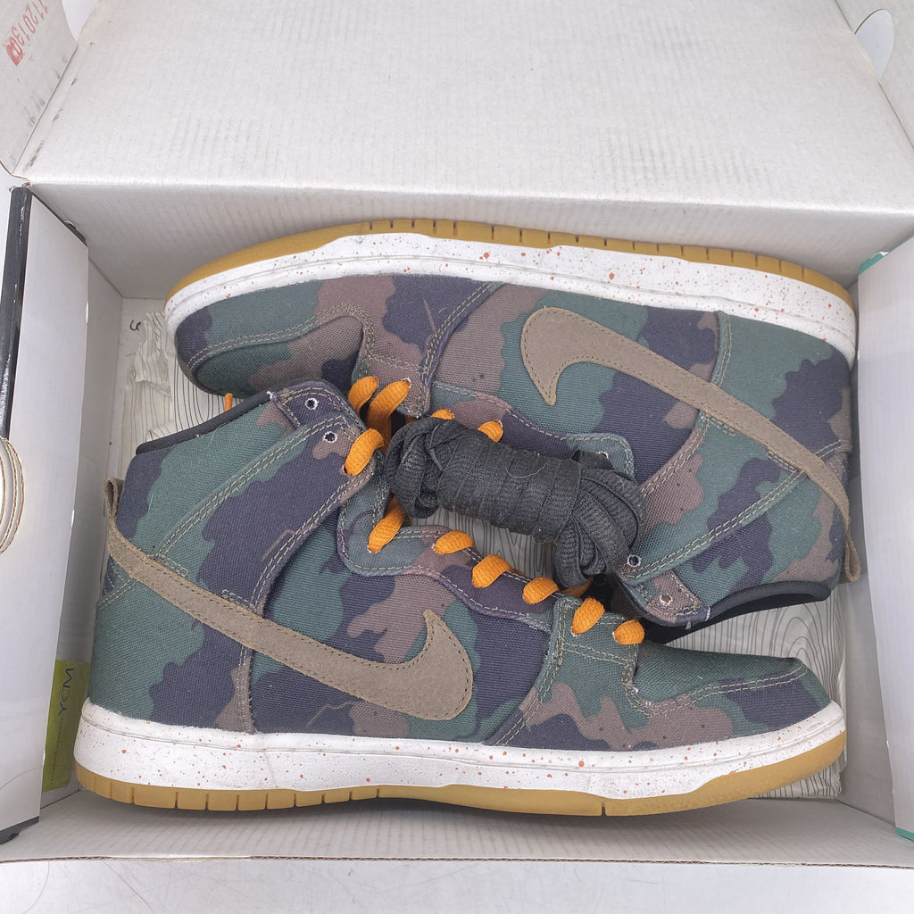 Nike SB Dunk High "Fiveoneo Camo" 2014 Used Size 9.5