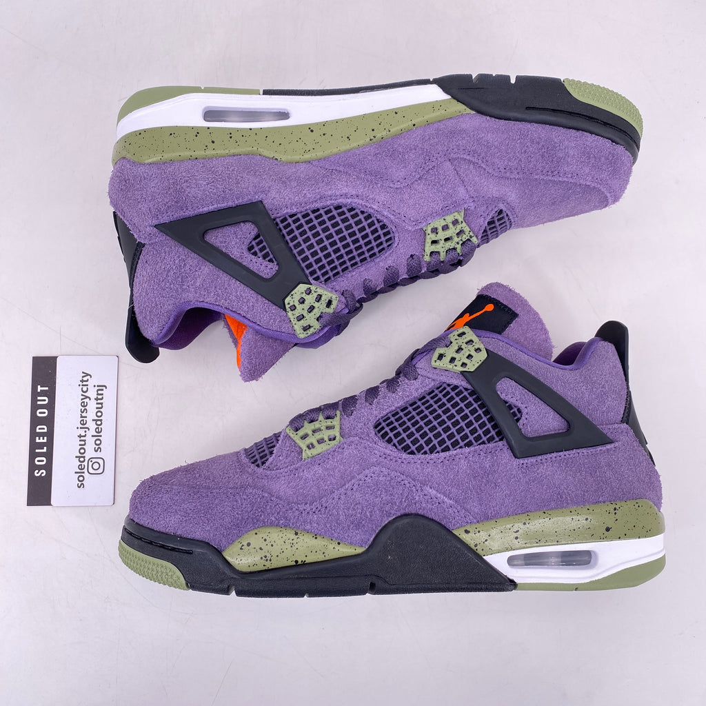Air Jordan (W) 4 Retro "Canyon Purple" 2022 New Size 10.5W