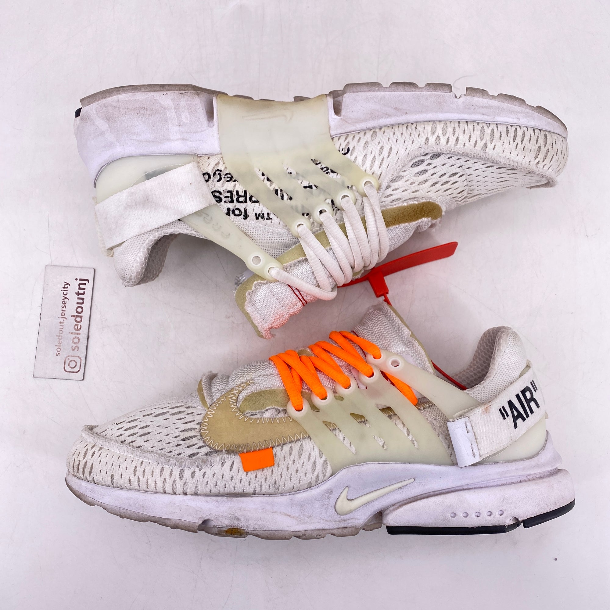 Nike Air Presto &quot;Ow White&quot; 2018 Used Size 8