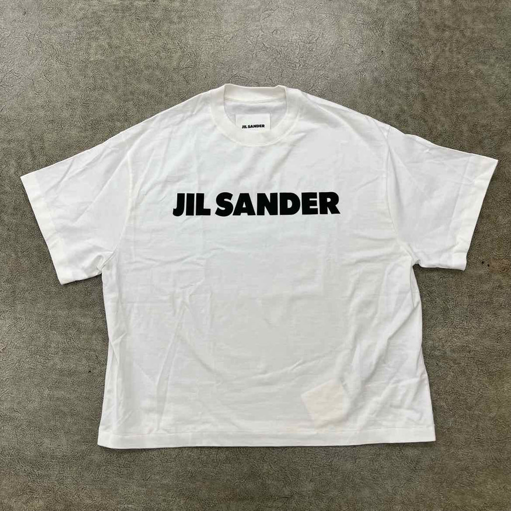 Jil Sander T-Shirt "LOGO" Cream New Size L