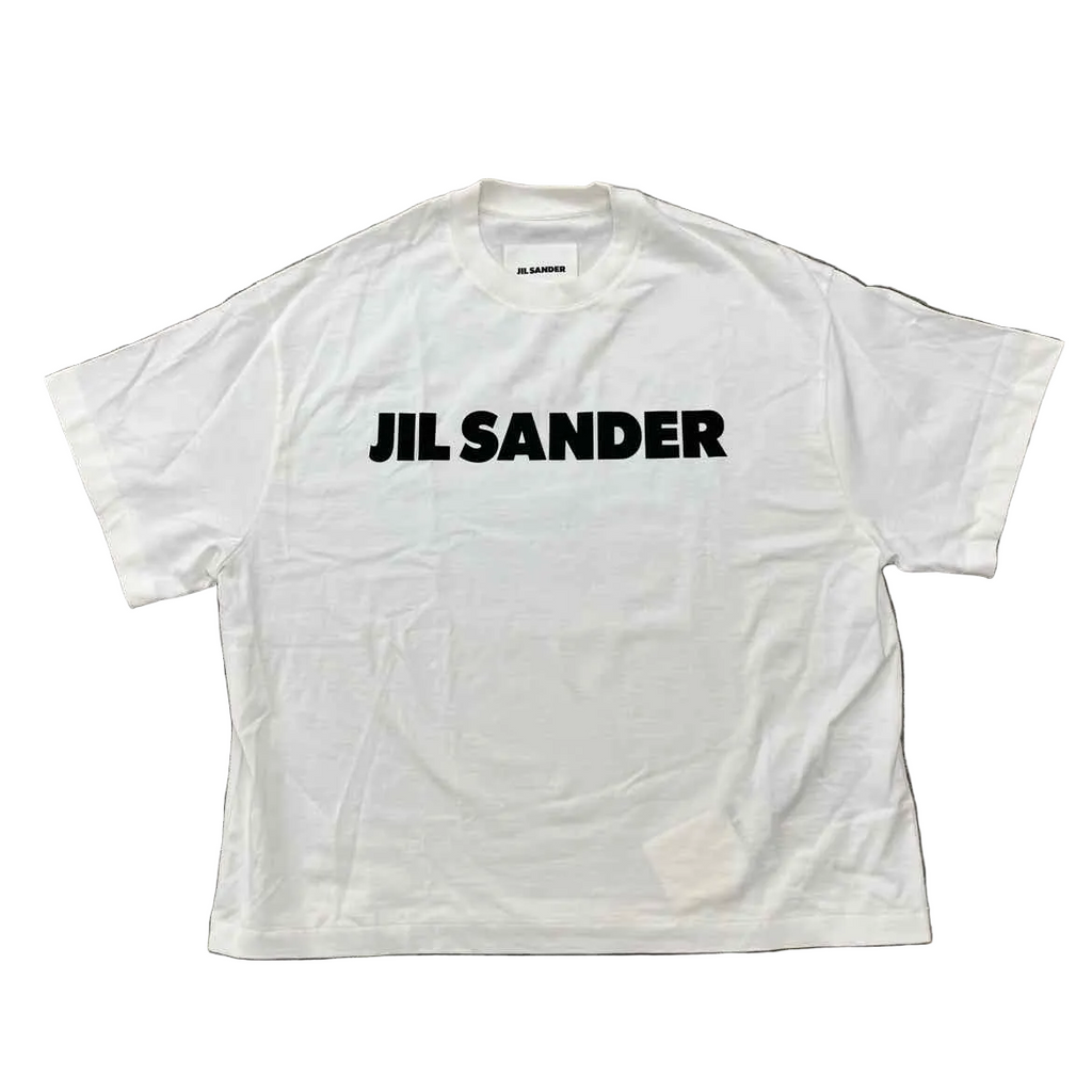 Jil Sander T-Shirt "LOGO" Cream New Size L
