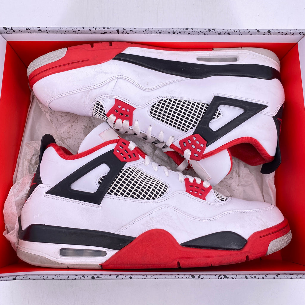 Air Jordan 4 Retro "Fire Red" 2020 Used Size 14