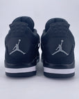 Air Jordan 4 Retro "Black Canvas" 2022 Used Size 10