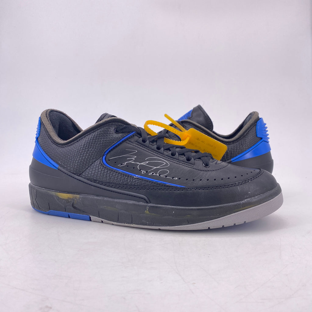 Air Jordan 2 Retro SP "Ow Black Blue" 2021 Used Size 10.5