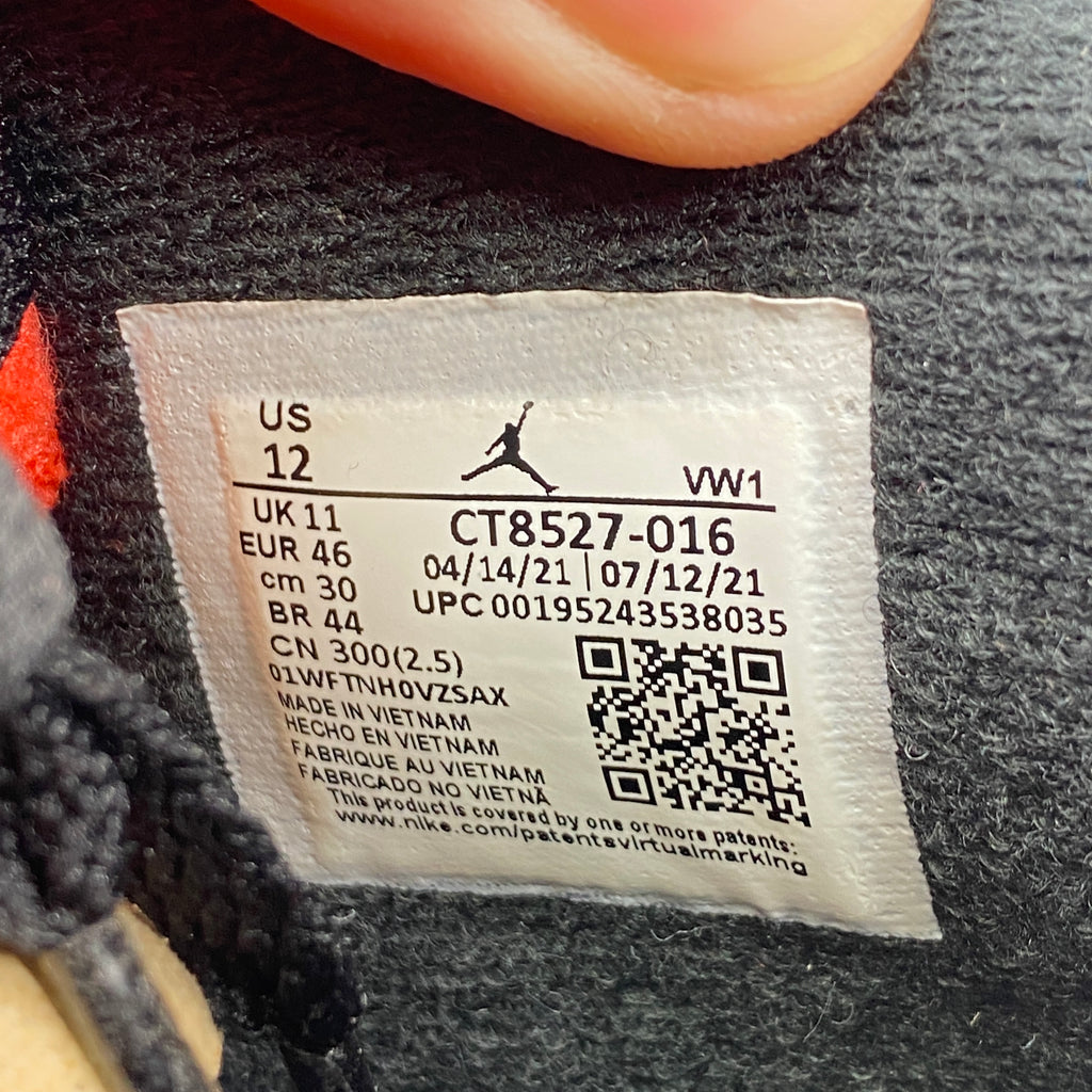 Air Jordan 4 Retro "Red Thunder" 2022 New Size 12
