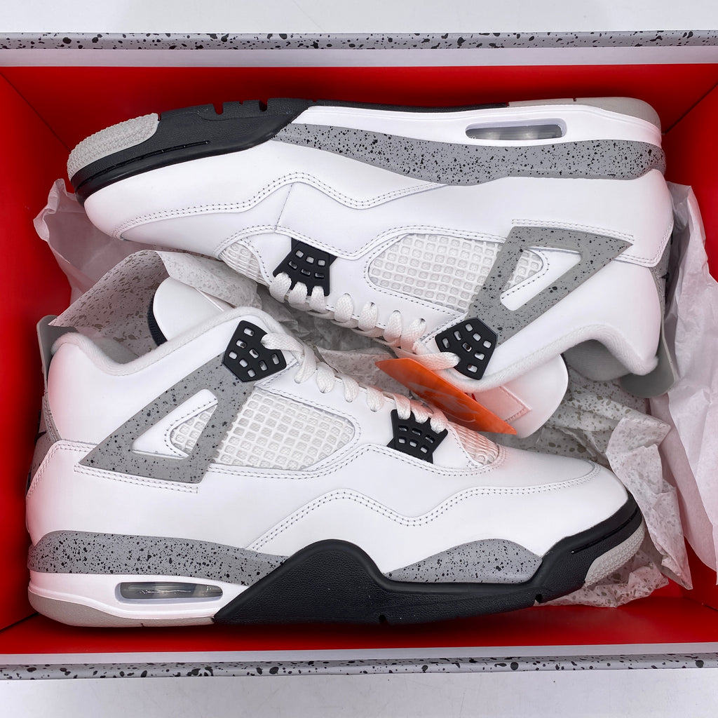 Air Jordan 4 Retro "White Cement" 2025 New Size 11.5