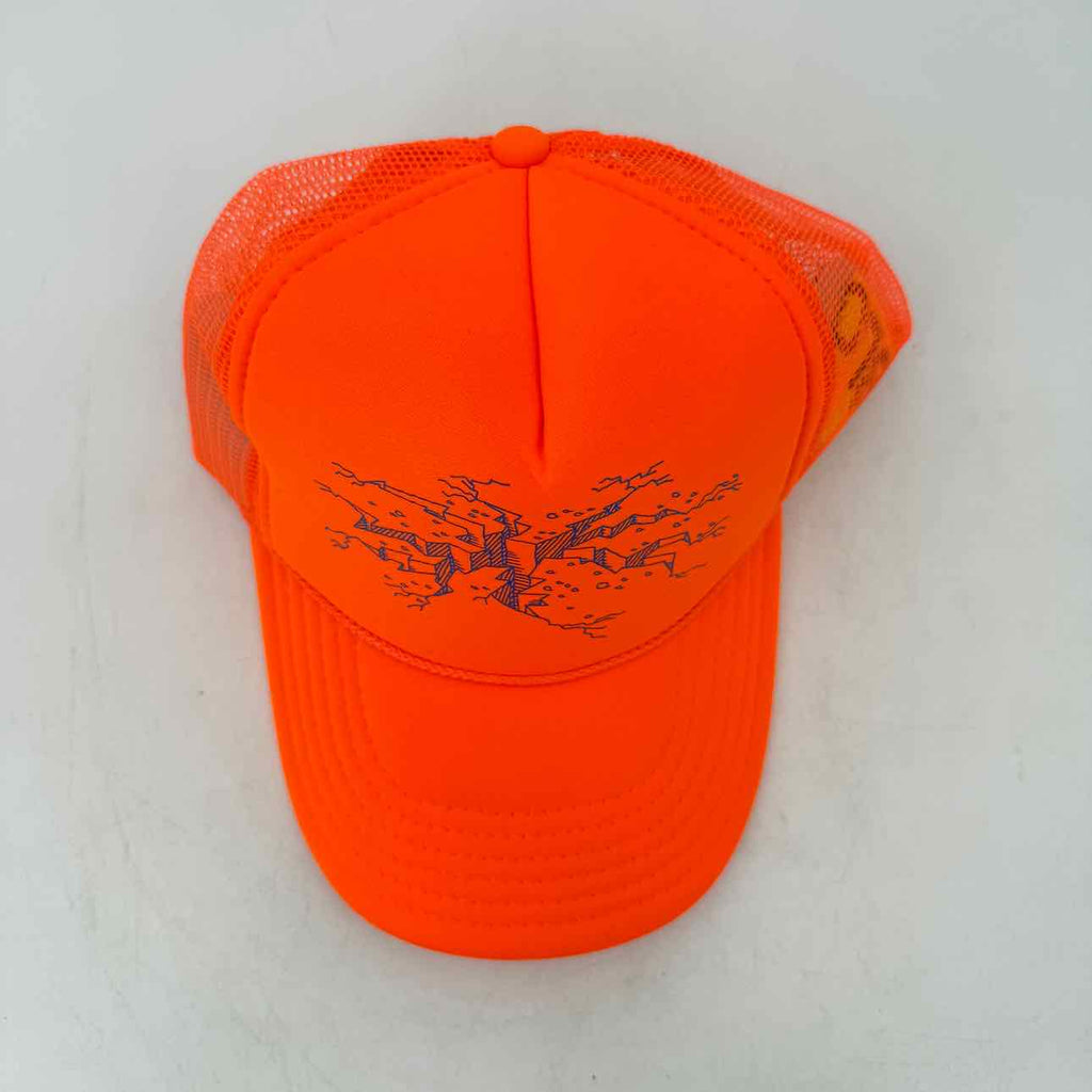 OFF-WHITE Trucker Hat "FIGURES OF SPEECH" New Orange Size OS