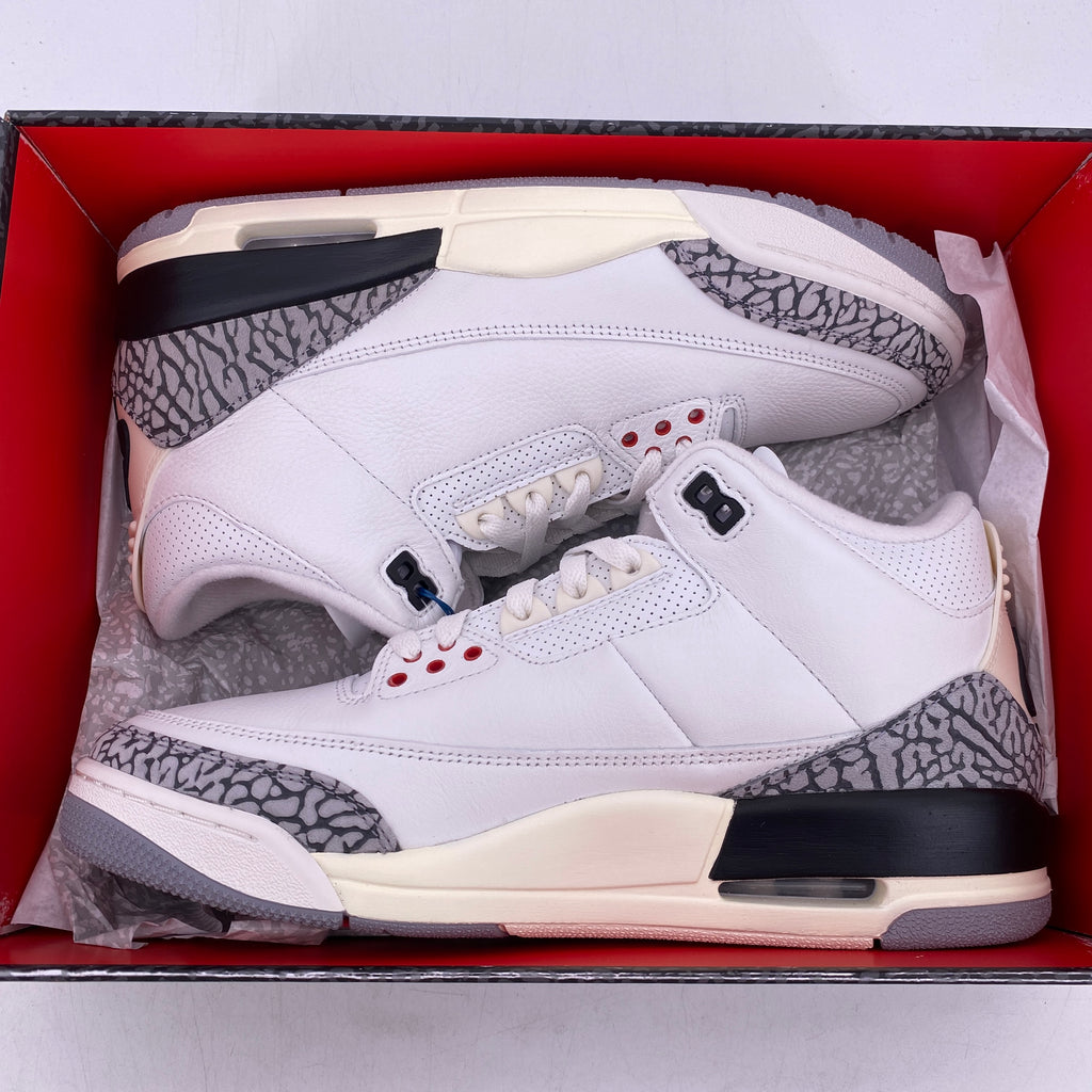 Air Jordan 3 Retro "White Cement Reimagined" 2023 New Size 10